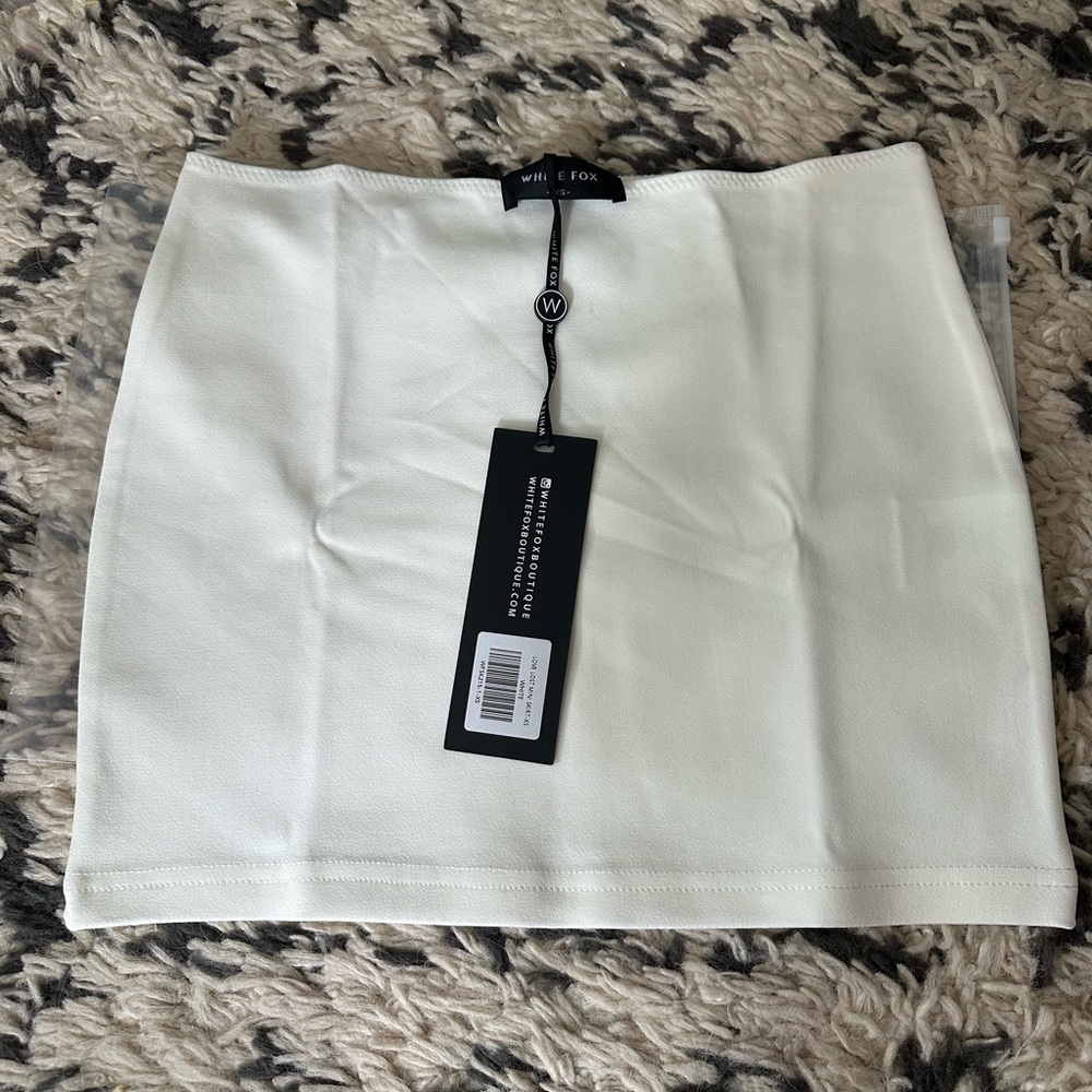 White Fox Boutique White Mini Skirt
